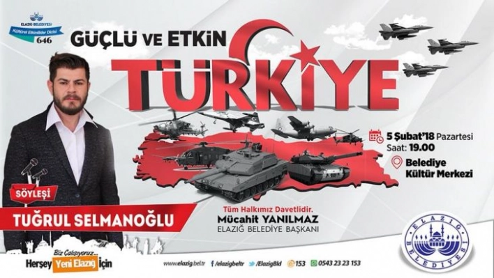 Tuğrul Selmanoğlu Elazığlılarla Buluşuyor