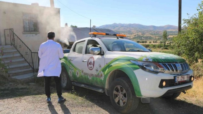 Elazığ İl Özel İdaresinden haşere ve larva ile mücadele