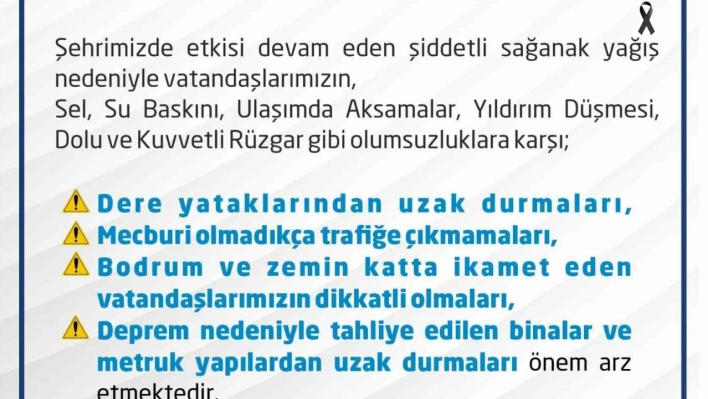 Elazığ Valiliği vatandaşları uyardı