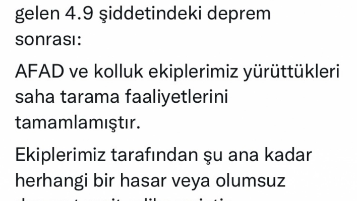 Elazığ Valisi Toraman, 'Saha tarama faaliyetlerini tamamlamıştır