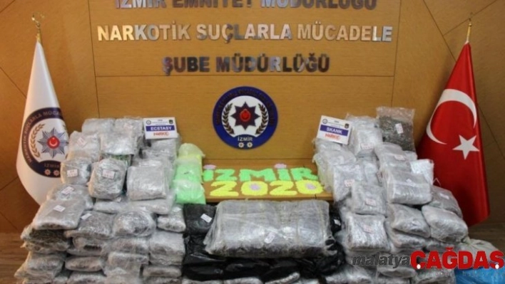 Emekli memurun evinden 258 kilo skunk ile 43 bin uyuşturucu hap çıktı