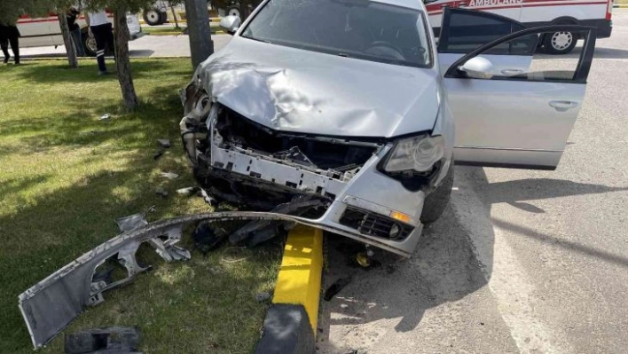 Ergani'de trafik kazası, 1 yaralı