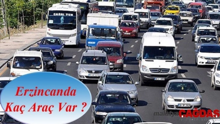 Erzincan'da trafiğe kayıtlı araç sayısı 59 bin 997 oldu