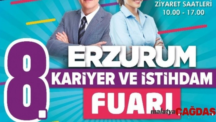 Erzurum 8. Kariyer ve İstihdam fuarı 5-6 Aralık'ta açılıyor