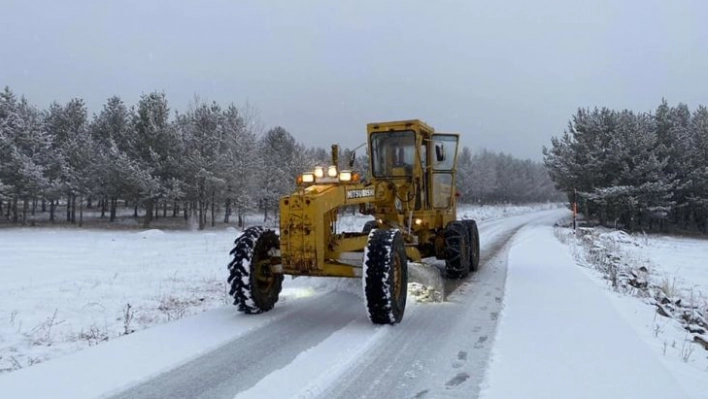 Erzurum'da 372 mahalleye ulaşım sağlanamıyor