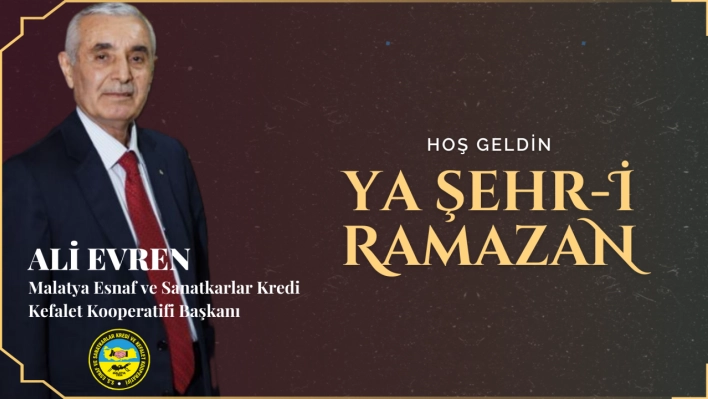 ESKKB Başkanı Ali Evren'den Ramazan Ayı Mesajı