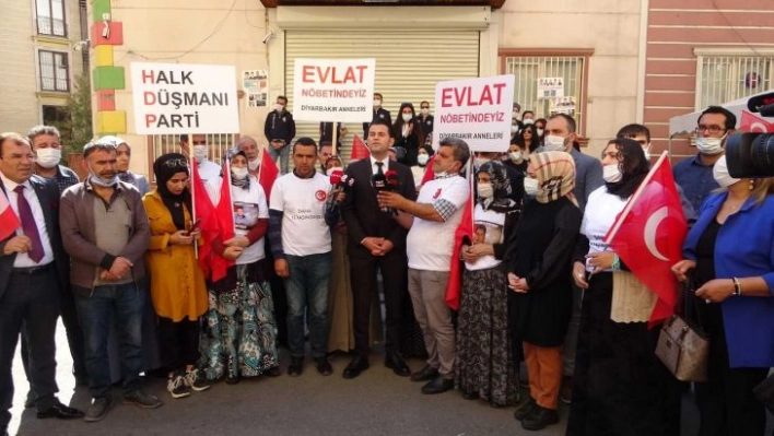 Evlat nöbetine bir destek de Yenişehir'den geldi