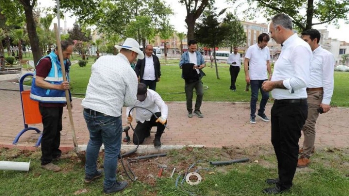 Eyyübiye'de dış mekan fotoğrafçılarını sevindiren çalışma