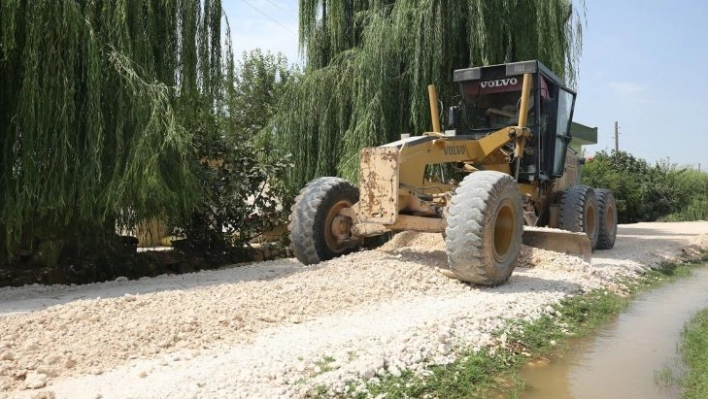 Eyyübiye'de yol çalışmalarının yaz sonuna bitirilmesi hedefleniyor