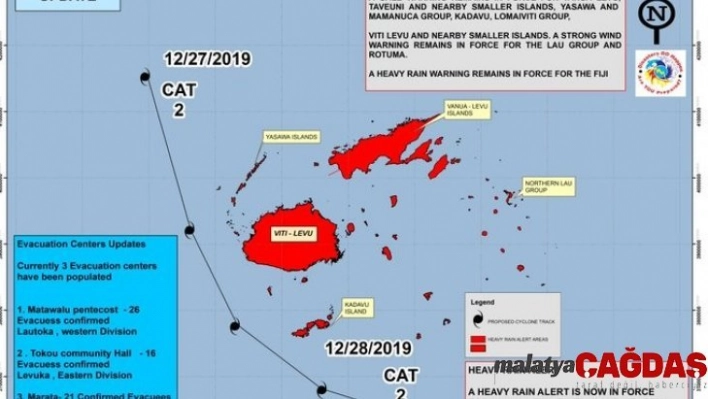 Fiji, Sarai Tropikal Kasırgası'na hazırlanıyor