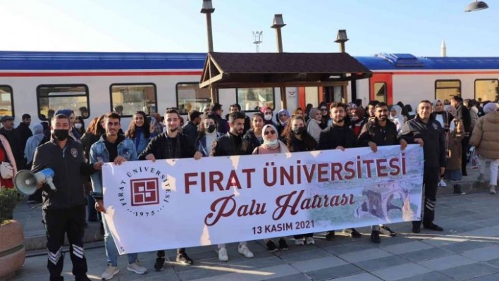 Fırat Üniversitesi'nden tren yolculuğu ve Palu gezisi