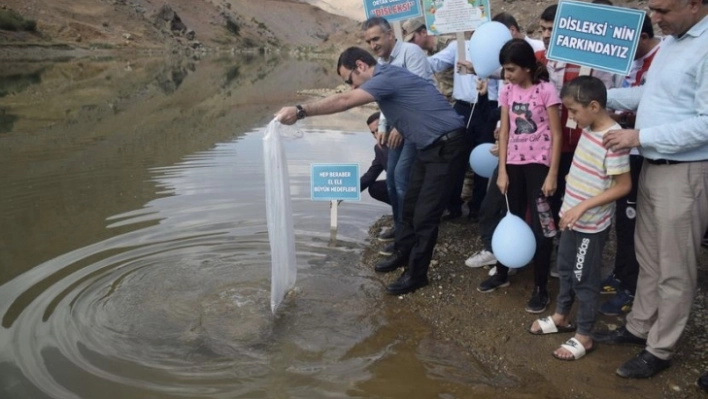 Garzan Barajı ve Çayı'na 750 bin adet balık salındı