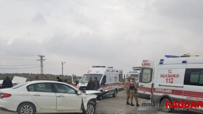 Gaziantep-Şanlıurfa kara yolunda trafik kazası: 7 yaralı