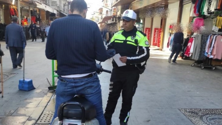 Gaziantep'te 33 motosiklet trafikten men edildi.