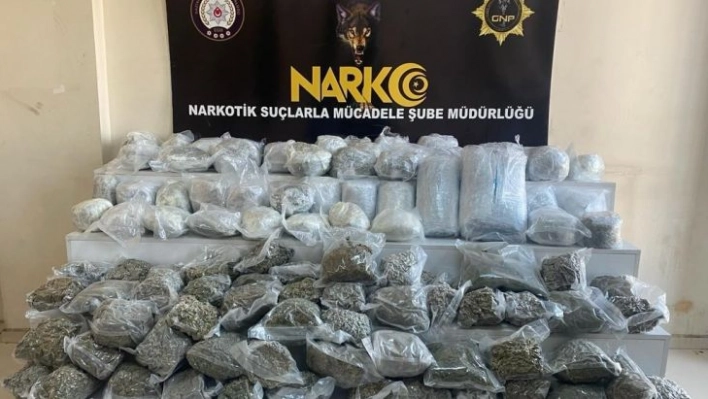 Gaziantep'te 59 kilo skunk maddesi ele geçirildi