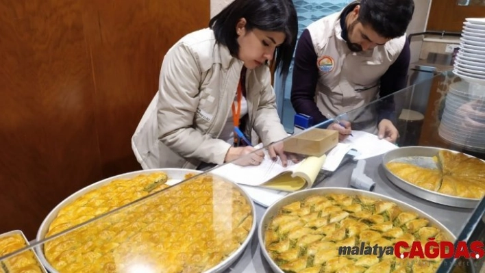 Gaziantep'te baklavacılara şok denetim