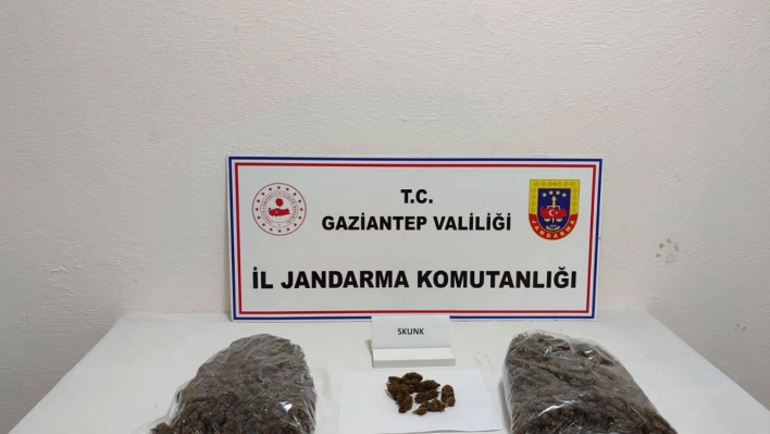 Gaziantep'te bir şahsın valizinde 5 kilo uyuşturucu ele geçirildi