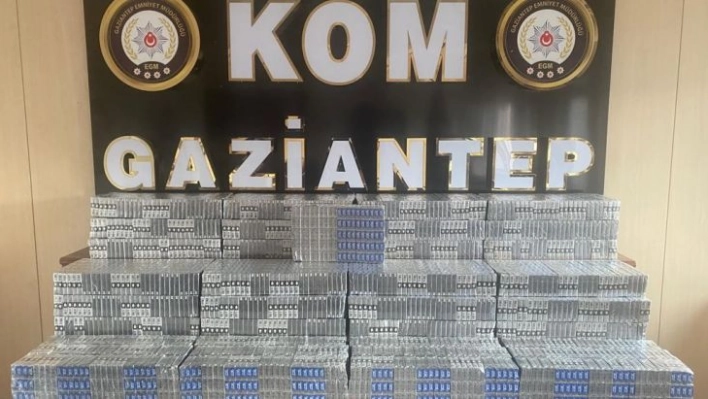 Gaziantep'te kaçak sigara ve akaryakıt operasyonu: 2 gözaltı