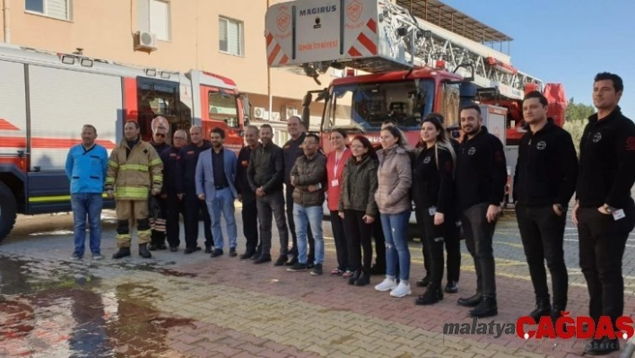 Gerçeğini aratmayan yangın tatbikatı