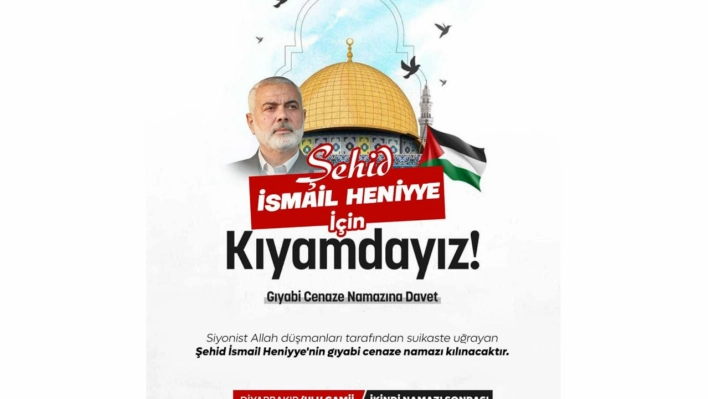 Gıyabi cenaze namazına davet!