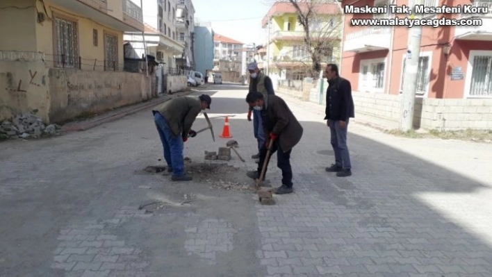 Gölbaşı Belediyesinden yol çalışması