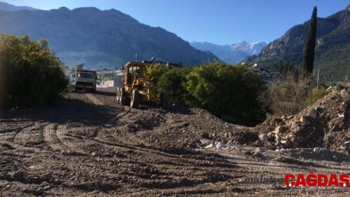 Göynük mahallesine aydınlatma ve bisiklet yolu