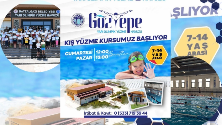 Göztepe Yarı Olimpik Yüzme Havuzu Kış Kursları Başlıyor