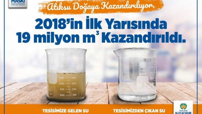 MASKİ 19 milyon metreküp atık su arıttı