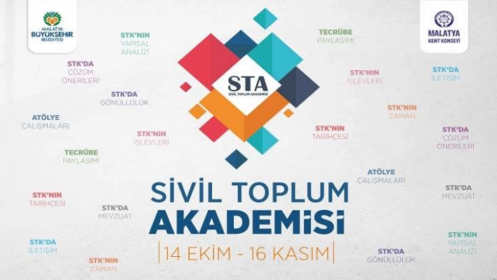 Sivil Toplum Akademisi Başlıyor