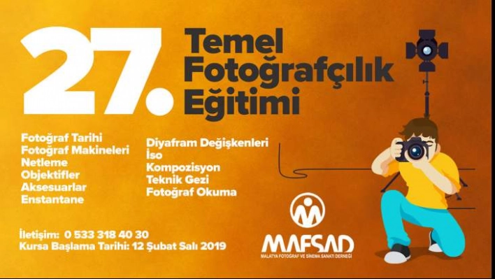 Mafsad'tan Temel Fotoğraf Eğitimi