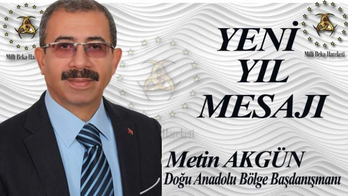 Başkan AKGÜN'den  Yeni Yıl Mesajı