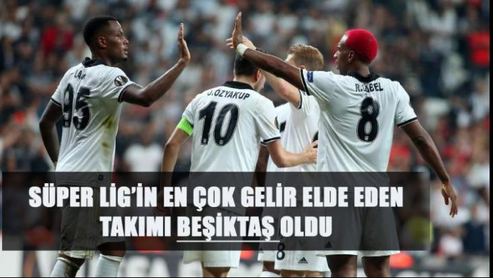 Süper Lig'in En Çok Gelir Elde Eden Takımı Beşiktaş Oldu