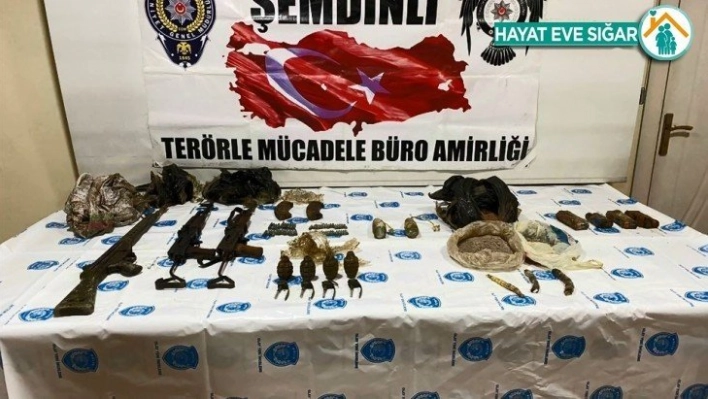 Hakkari'de terör örgütüne ait silah ve mühimmat ele geçirildi