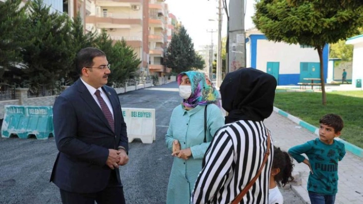 Haliliye'de asfaltlama çalışmaları sürüyor