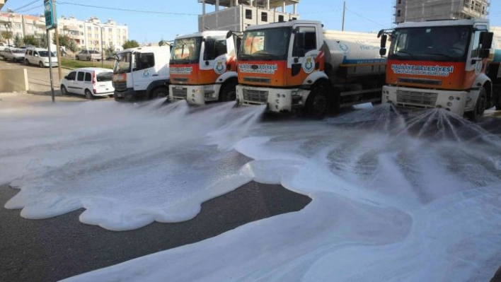 Haliliye'de salgınla mücadele devam ediyor