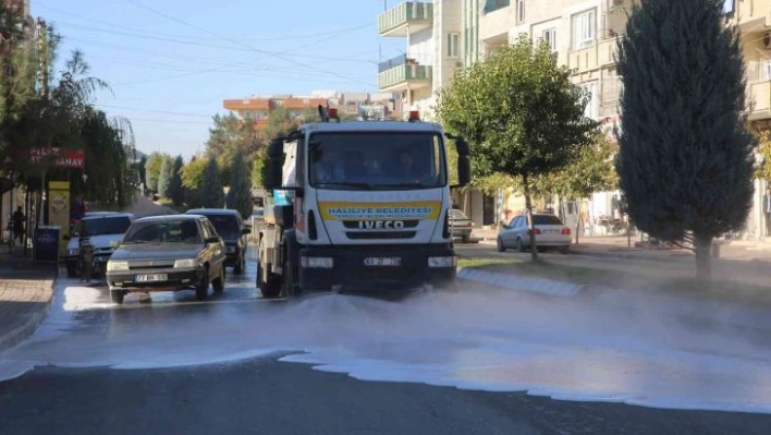 Haliliye'de temizlik çalışmaları sürüyor