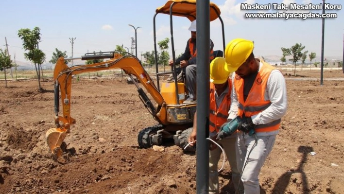 Haliliye'de yeni park çalışması