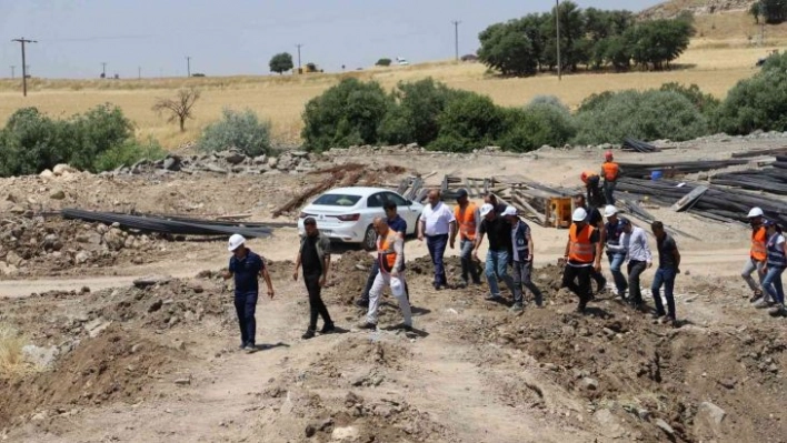 Hani ilçesinde atıksu arıtma tesisinde çalışmalar devam ediyor