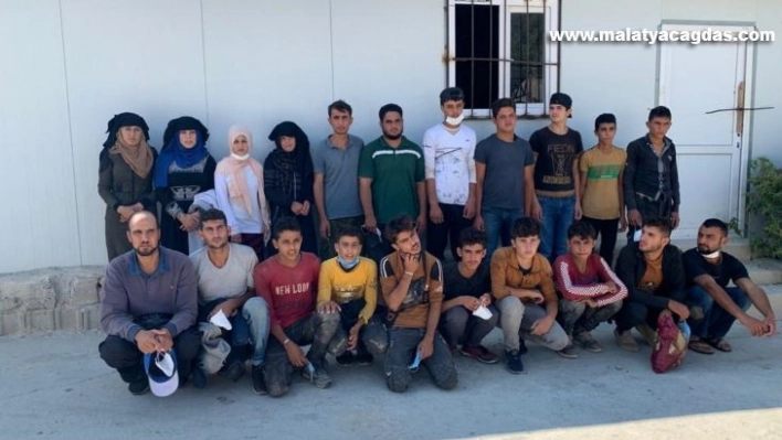 Hatay'da 21 kaçak göçmen yakalandı