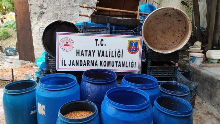 Hatay'da 240 litre sahte alkol ele geçirildi, 1 şahıs gözaltına alındı