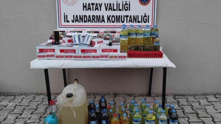 Hatay'da kaçak akaryakıt ve sigara operasyonu