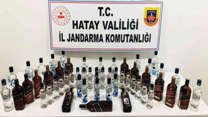 Hatay'da kaçak içki operasyonu