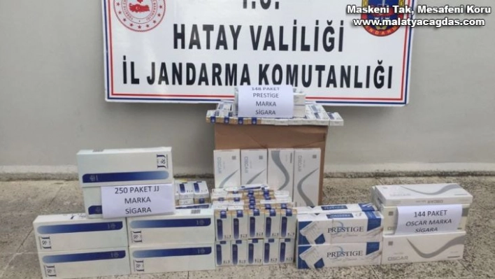 Hatay'da kaçak sigara operasyonu