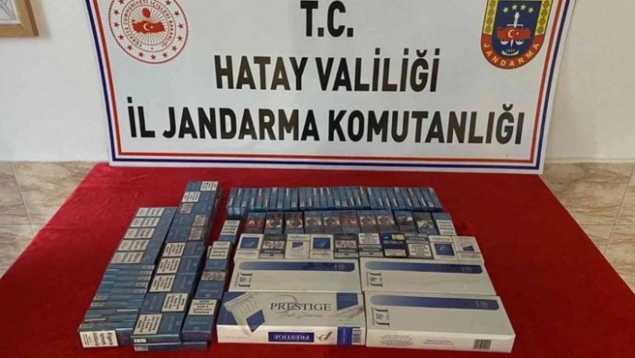 Hatay'da kaçak sigara operasyonu