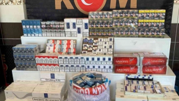 Hatay'da kaçak sigara operasyonu