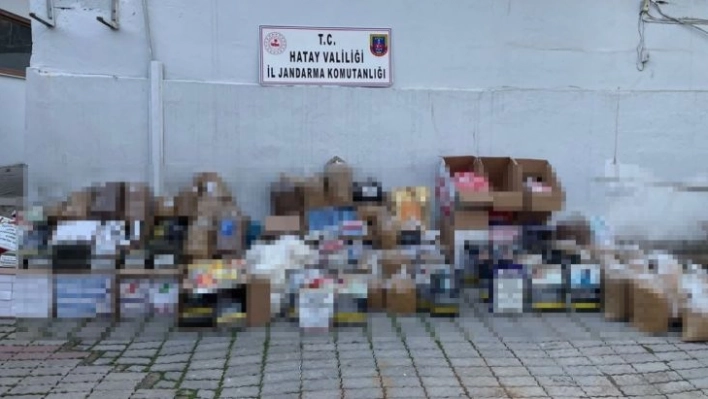 Hatay'da kaçak tütün operasyonu