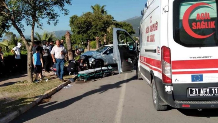 Hatay'da trafik kazası: 5 yaralı