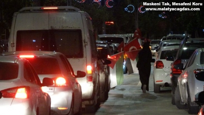 Hatay'dan işgal altındaki Filistinlilere destek