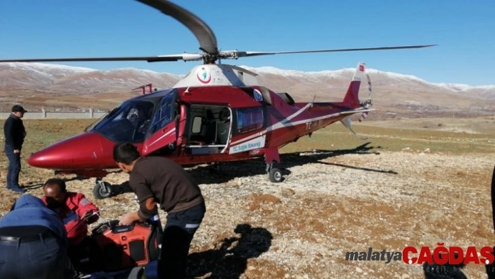 Hava ambulansı hayat kurtarmaya devam ediyor