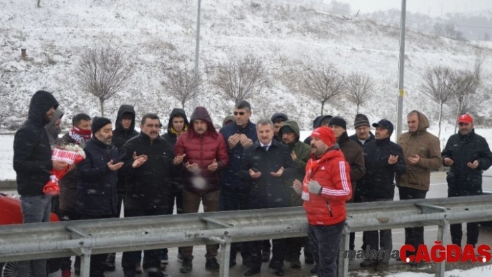 Havza'da kazanın olduğu yerde anma